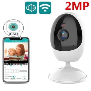 Ny ny 1080p Mini Surveillance WiFi Camera Security Protection 2,8 mm lins Två sätt Audio inomhus Smart Home Wireless Camera äkta