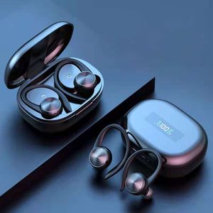 New Wireless Bluetooth Headphones Waterproof Sports Bluetooth Ear-Mounted Hooks Earphones HiFi Stereo Music Earbuds With Mic