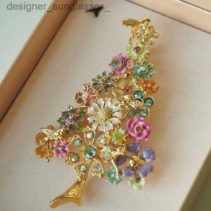 Pins Brooches Vintage Medieval Brooch Vintage Western Antique Flower Fairy Brooches Christmas TreeL231117