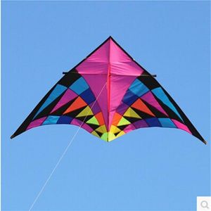 Högkvalitativ stor delta drake flygande leksaker ripstop nylon sportrulle drake cerf volant fallskärm bläckfisk y0616274q