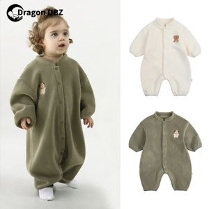 Strampler Winter Baby Kleidung 3-24 Monate Junge Mädchen Herbst Strampler Overalls Koreanische Infant Onesie Kostüm Kinder Outfit Kinder Overalls 231116