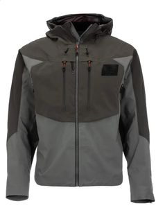 Jaquetas masculinas Homens Leve Jaqueta de Pesca Guia Windbreaker Roupas Impermeável Respirável Capa de Chuva Wading Jacke 231116