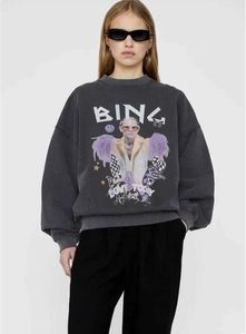 24AW bingS Hoodie A&BING Designer Sweatshirt Hoodies Fashionable Classic Style Hot Letter Print Vintage Loose Versatile Casual Long Sleeved Sweatshirt Trend