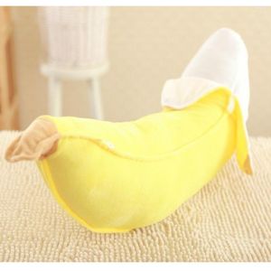 Travesseiro adorável 48 cm Banana amarela Decorativa Hold Hold Skinned Personalizado Presente de Natal