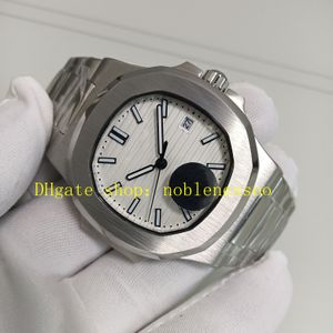 Automatische herenhorloges in 6 kleuren Echte foto Heren 40,5 mm witte wijzerplaat Klassieke transparante achterkant Roestvrij stalen armband Cal. Mechanisch sporthorloge met 324 uurwerk