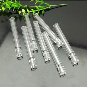 Rökning rör mini hookah glas bongs färgglad metall form ny transparent glas sugmunstycke