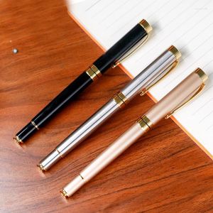 Metal Roller Ballpoint Pen Office School Supplies Rollerball High Quality Stationery Spinning