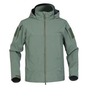 Herrenjacken 2023 Hardshelljacke mit Kapuze, wasserdicht, winddicht, Bergjacke, warm, für Herren