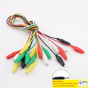10Pcs Alligator Clips Electrical DIY Test Leads Alligator Doubleended Crocodile Clips Roach Clip Jumper Wire Battery
