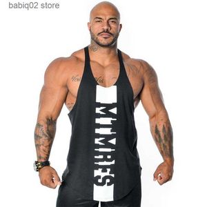 Herren-Tanktops, 2019, neues Bodybuilding-Tanktop, Fitnessstudios, Fitness, ärmelloses Hemd, schweißabsorbierende und atmungsaktive Weste, männliches Sommer-Singlet-Unterhemd T230417