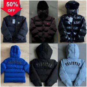 Sping Autumn Windbreaker Jackets Trapstar Brand broderi män kvinnor avslappnad utomhusrock huva vattentätt dragkedja km t