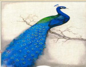 Full Diamond Painting DIY Peacock Malowanie dekoracji domu dekoracja ścienna Dekorowanie DIY Lśniący obraz Dinmond na płótnie 40x582569995