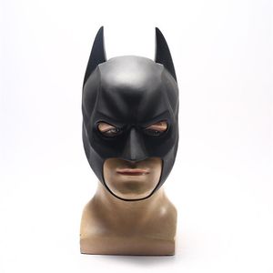 Il cavaliere oscuro Bruce Wayne Joker Maschere cosplay Pipistrelli 11 Riduzione Casco integrale Maschera in lattice di PVC morbido Puntelli per feste di Halloween 22071303s