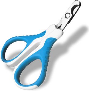 Professional Pet Nail Clippers and Trimmer - Best for Cats, Small Dogs and Any Small Pets. Sharp Angled Blade Pet Nail Trimmer Scissors.