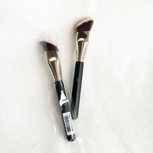 Pincel de maquiagem m171s cunha borda lisa em todo o rosto pincel cosmético angular base inclinada creme contorno pincel cosmético