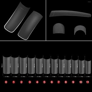 FALSE NAILS 2023 Ankomst 500st Fake Nail Acrylic Artificial Transparent för Frence naglar Full Cover Tips
