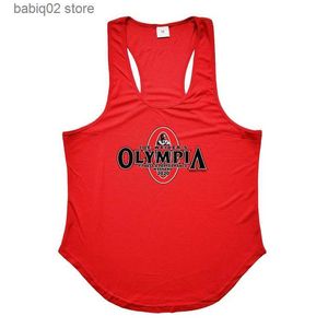 Мужские майки для бега Жилет для мужчин Фитнес Y Back Stringer Tanktop Летняя спортивная одежда Летний сетчатый спортивный жилет Мужская рубашка без рукавов для бодибилдинга T230417