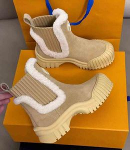 Varm ull boot lyx varumärke rubin kvinnor ankel stövlar mocka läder fluffy shearling trim lady booties fest bröllop klänning komfort dam strid stövlar eu35-41