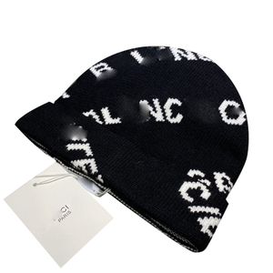 Designer balencaigaities Beanie New Knitted Hat Fashion Letter Cap Popular Warm Windproof Stretch High quality Beanie Hats