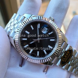 Factory Sales Menes of Watch Super Clean 41mm Cal.2824 Automatic Movement Black Dial Date Men 904L Steel Sapphire Waterproof Super Luminous 126333 Wristpatches