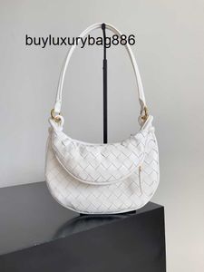 Shoulder Bags Botteg Venet Gemelli 2023 New Twin Bag Autumn/winter Sheepskin Woven Underarm Women's Single Shoulder Crossbody Small 24cm