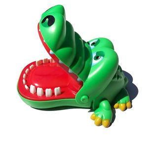 Interactive Family Game Set - Finger-Biting Crocodile, Shark & Dog, Sword-Thrust Pirate Bucket - Durable Plastic