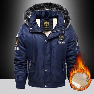 Jaquetas masculinas ao ar livre casual para baixo parkas casaco oversize mais veludo grosso 2023 marca manter quente inverno preto vermelho acolchoado jaqueta de grandes dimensões l231116