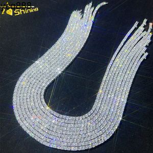 CZ Tennis Chain Partihandel Pris Factory Outlet 14K Guldpläterad Högkvalitativ smycken Halsband Armelettfin smycken NEC