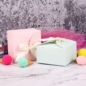 Present Wrap 5st Colors Paper Candy Box Bag Wedding Packaging Liten Baby Shower Favors Birthday Party Supplies