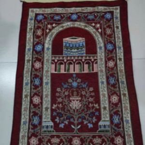 2PC Muzułmańska modlitwa dywan Sejadah Różańca koraliki modlitewne Mat Zestaw Daru Prezentu Islamskie muzułmańskie arabskie przedmioty Unisex Eid Gift Ramadan Zestaw upominkowy 22259Q