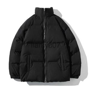 Herrarna ner parkas 2023 vinterjacka män parkor tjockare varm kappa mens stand crage solid color casual parka kvinnor mode ny streetwear man 5xl j231117