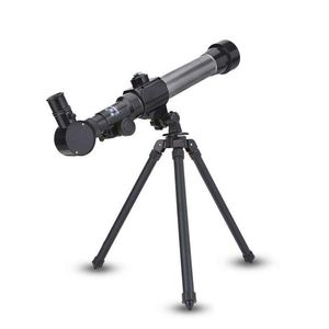 Teleskop kikare utomhus monocar rymd astronomiskt teleskop med bärbar stativ spotting scope barn barn utbildningsgåva dhxdl