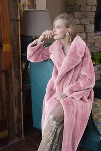 FURE Damskie Faux Fur 9 Kolory S-4xl Wysokiej jakości Faux Fur Płot moda Kobiety Celebrity Evening Party Faux Zewnętrzne noszenie seksowne ciepłe futro 231117