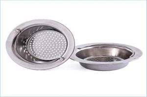 Sink Strainers Kitchen Mesh Sink Strainer Filter Drain Pool Colanders Sewer Stainless Steel Net Bathroom Sinks Filters Portable 218833773