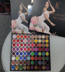 K Makeup Lidschatten-Palette KL Sexy Goddess 80-Farben-Lidschatten-Palette Mattschimmer Glitzer-Lidschatten dhl 243f8474718