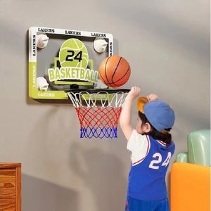 Andra idrottsartiklar Barnbaskethopp inomhus Hoops Hanging Basketball Stand Home Ball Toys Basketball Accessories 231116