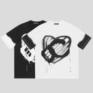 DSQ Phantom Turtle Mens Designer T-shirt italiensk Milan Fashion Logo Print T-shirt Summer Black White T-Shirt Hip Hop Streetwear 100% Bomulls toppar Plus Size 51530