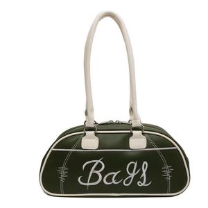 Tasarımcılar Vintage el çantası işlemeli koltuk altı çanta moda beyzbol çantaları premium omuz çanta bowling totes büyük kapasiteli yeni stil