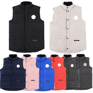 8 colori abiti firmati di alta qualità Canada Gilet da uomo Piumino d'anatra bianco Scaldacorpo Cappotto invernale Gilet da donna Gilet da donna Scaldamuscoli di fascia alta Capispalla Parka XS-XXL