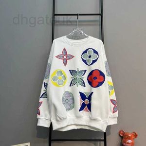 Men's Hoodies & Sweatshirts designer Online Red Same Old Flower Plush Sweater for Male Winter Couple Social Spirit Guy Fit Fashion Brand Clothes F0IV