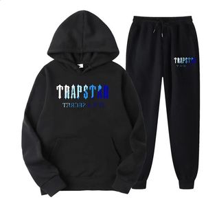 Tracksuits dos homens Marca Tracksuit 2 peças Set Homens Mulheres Fleece Outono Inverno Hoodies Algodão Moletom Calças Hoody Terno 2YK Hoodie Roupas 2023 231116