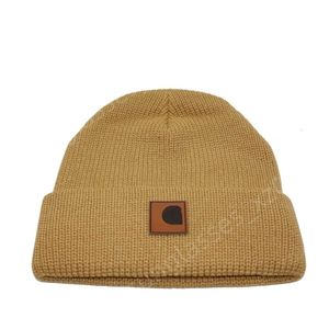 Carharttlys Beanie Designer Najwyższej jakości czapka czapki czapki czapka czapka dla mężczyzn dla mężczyzn Kobiety jesienne zimowe wełniane solidne kolorowe czapki modne
