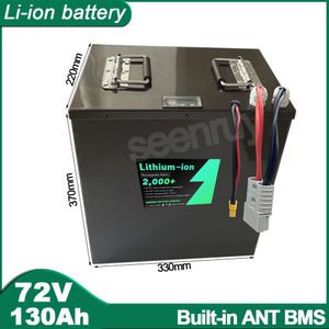 72V 130Ah Li ion With Charger Lithium Polymer Battery Pack Perfect For 6500W 9500W Tricycle Bike Motorcycle E-Bike Scooter