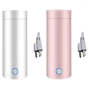 Water Bottles 400ml Electric Cup Vacuum Insulated Heater Travel Kettle Fast Boil Mini Thermal For Tea Beverage Milk