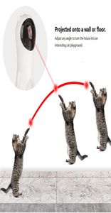 الدوران الأوتوماتيكي الأشعة تحت الحمراء ليزر مضحك Cat Cat Dog و Cat الأشعة تحت الحمراء لعبة ليزر Fourspeed الأوتوماتيكي الوضع الدوار المسافة الليزر A9474198