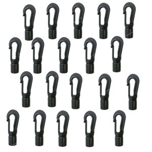 5MM 8MM 10PC 20PCS Bungee Shock cord Quick Connect hooks hanging Ends Clip for Kayak Canoe Boat Dinghy Rib DIY Elastic Cord rope Tents SheltersTent Accessories