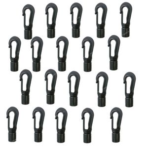 5mm 8mm 10pc 20pcs cabo de choque elástico ganchos de conexão rápida clipe de extremidades suspensas para caiaque canoa barco bote costela diy cabo elástico corda tendas acessórios para tendas