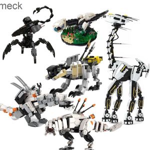 Blocks Horizon Thunder Beast Long Necked Giraffe Monster Dinosaur Building Block Set Watcher Corruptor Broadhead Figure Kid Brick Toy