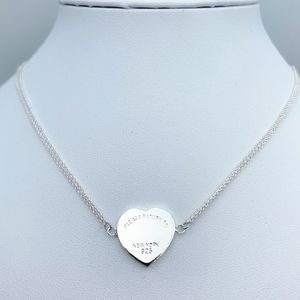 collana in oro di design in argento sterling per gioielli da donna T bracciali designer costume love collane gioielli di moda catena personalizzata eleganza regali con ciondolo a cuore