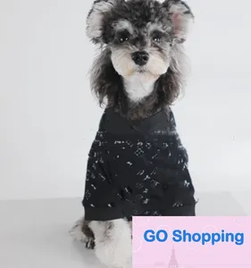 Suéter para animais de estimação, roupas de marca para cachorro grande, bichon, corgi, roupas de pelúcia, outono, marca de moda, quente, atacado